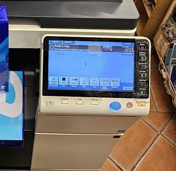Konica Minolta Bizhub C224e kopirni stroj u radu, Sesvete